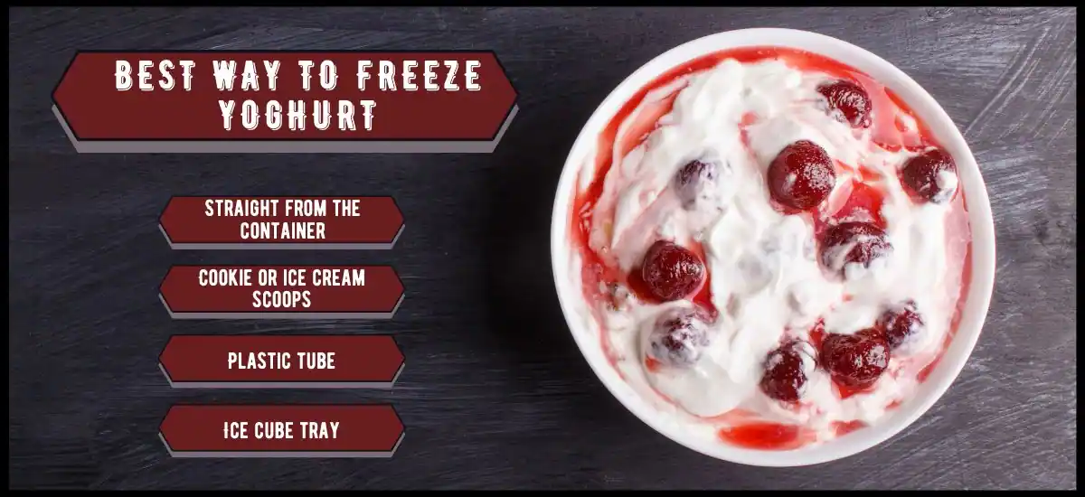 can you freeze yogurt